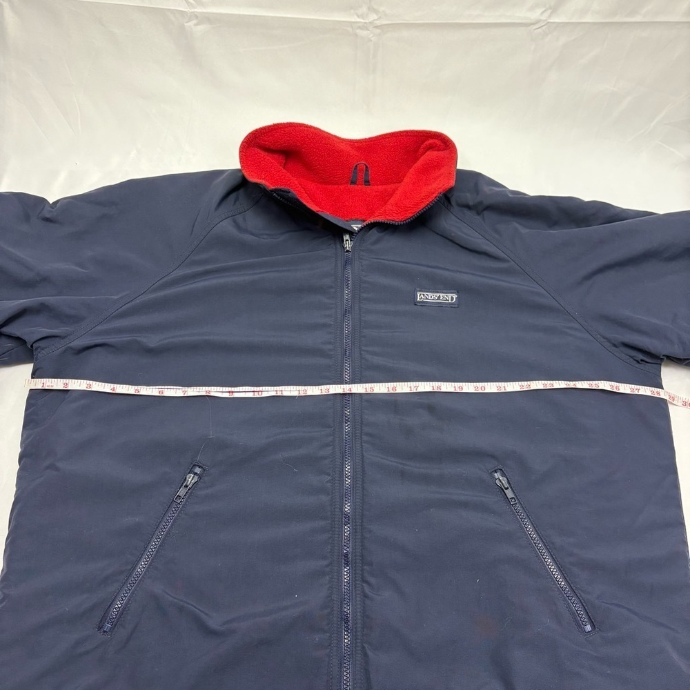 Vintage Lands End Direct Merchant Men’s XL Tall Squall Jacket Vintage Fleece - Picture 8 of 12